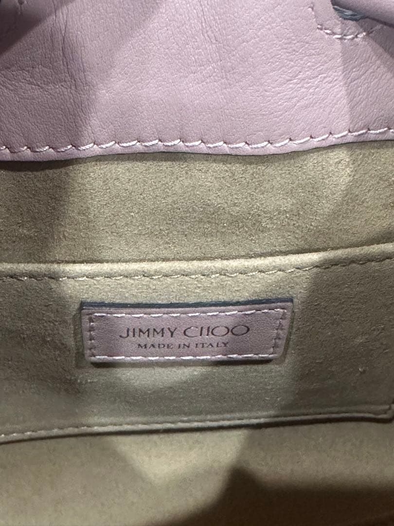 極美品 Jimmy Choo ジミーチュウ ショルダーバッグ ボンボンバケット