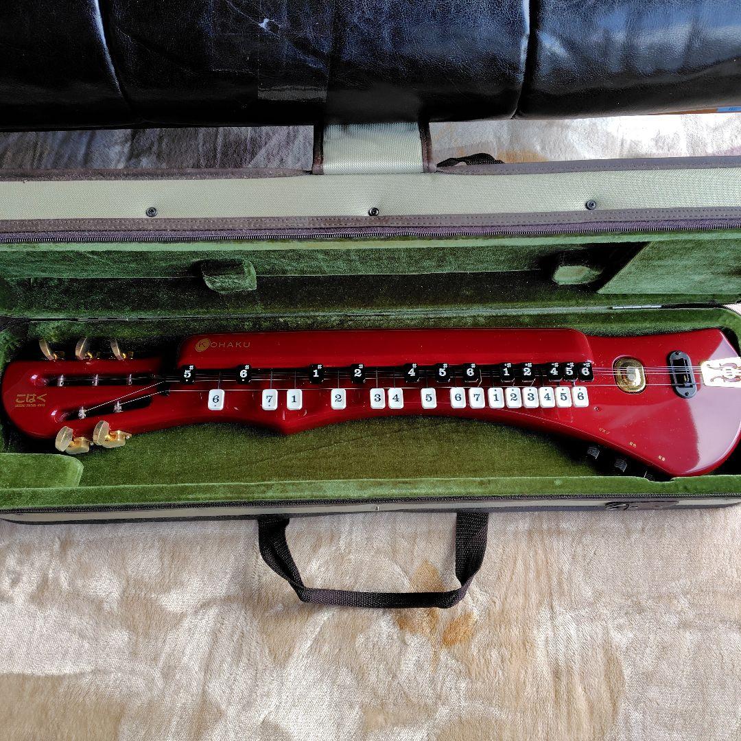 Kohaku 赤色楽器 大正琴 ケース付き 4弦