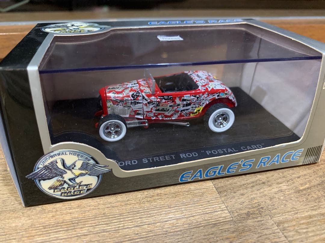 Ford street ROD POSTALCARD ミニカー　1/43