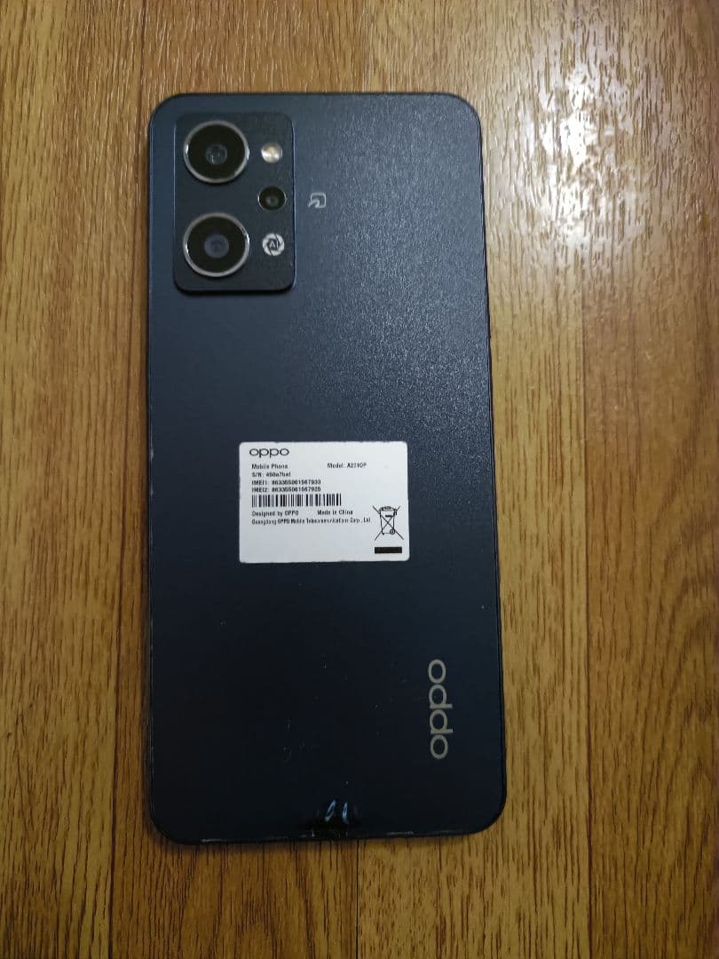 携帯電話本体 Reno7a OPPO