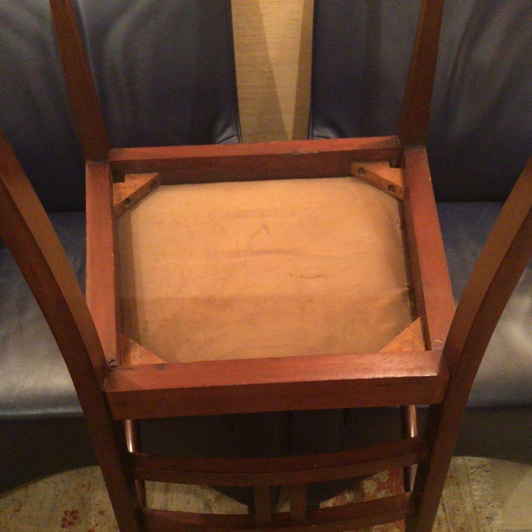 最終値下げしました。英国製アンティーク　アームチェア　ハイバック