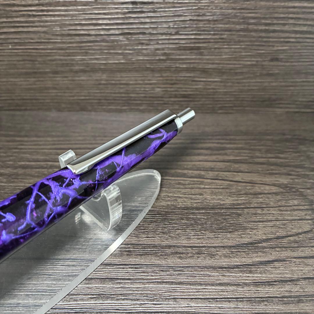 【紫一閃雷鳴】 ボールペン0.5 （flagship model）