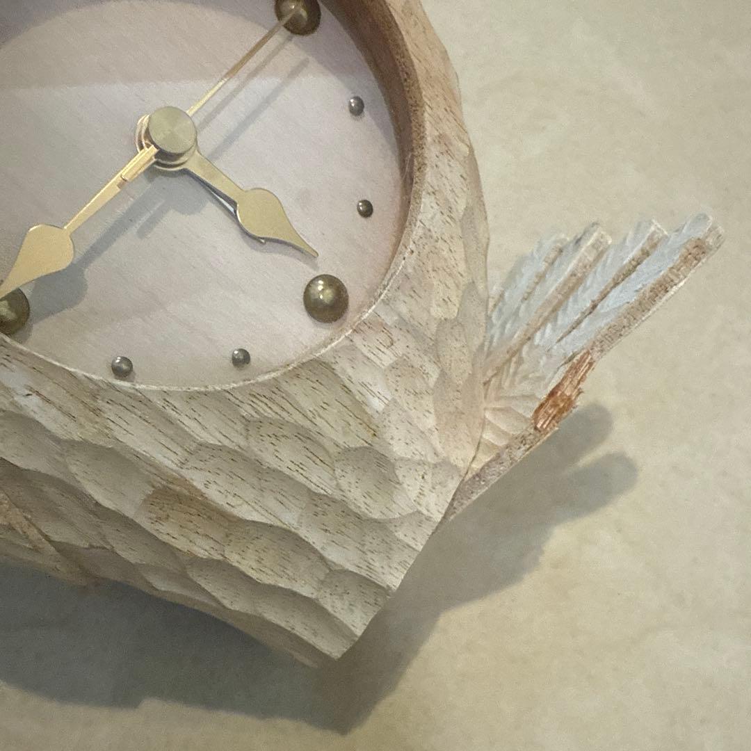 kiyata ふくろう時計　置き時計