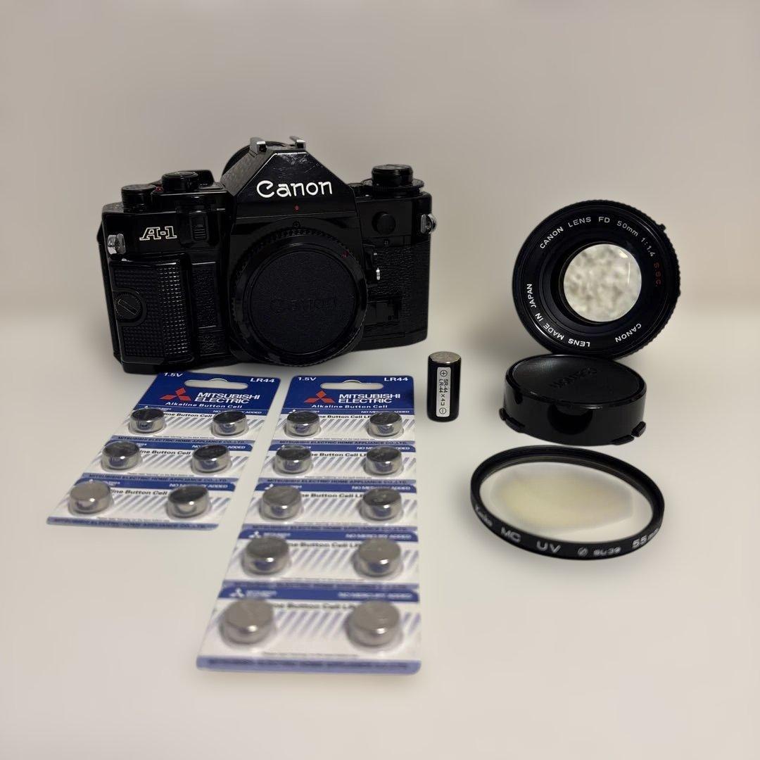 Canon A-1 ＋ FD 50mm F1.4 SSC セット 付属品付き