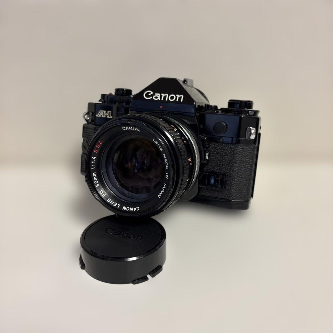 Canon A-1 ＋ FD 50mm F1.4 SSC セット 付属品付き