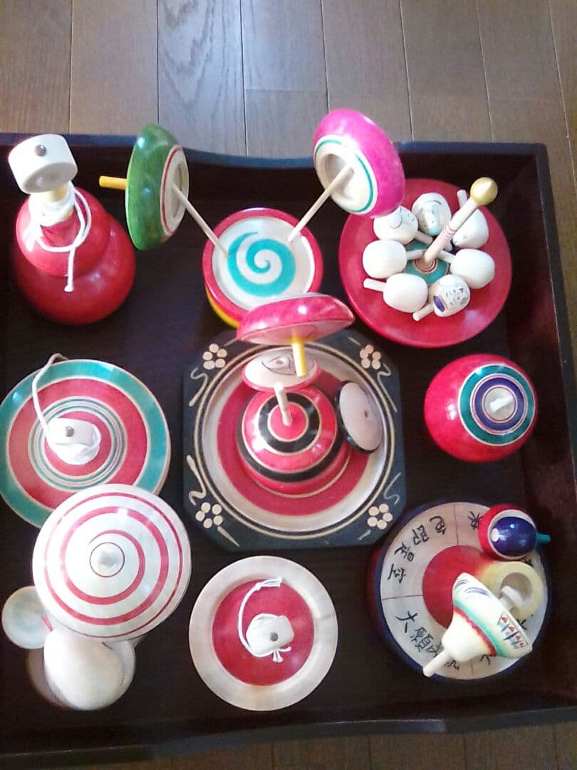 新春開運　江戸からくり独楽コレクション八選　限定50組販売　DVD付