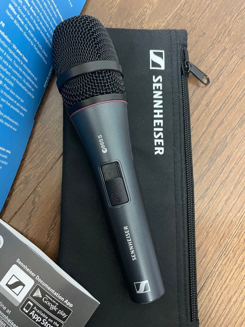 美品 Sennheiser シンセサイザーコンデンサーマイク e 865 S