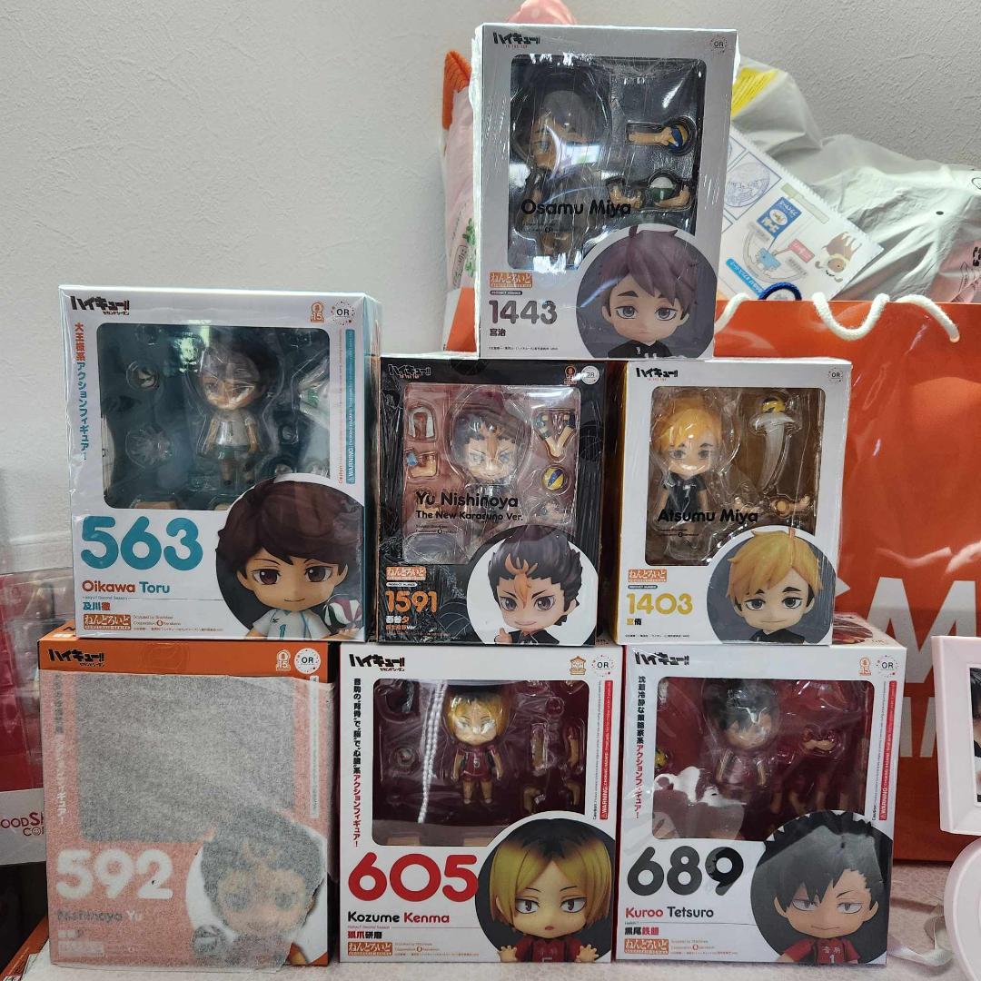 ねんどろいど ハイキュー！！ 及川徹 西谷夕 孤爪研磨 ７個セット