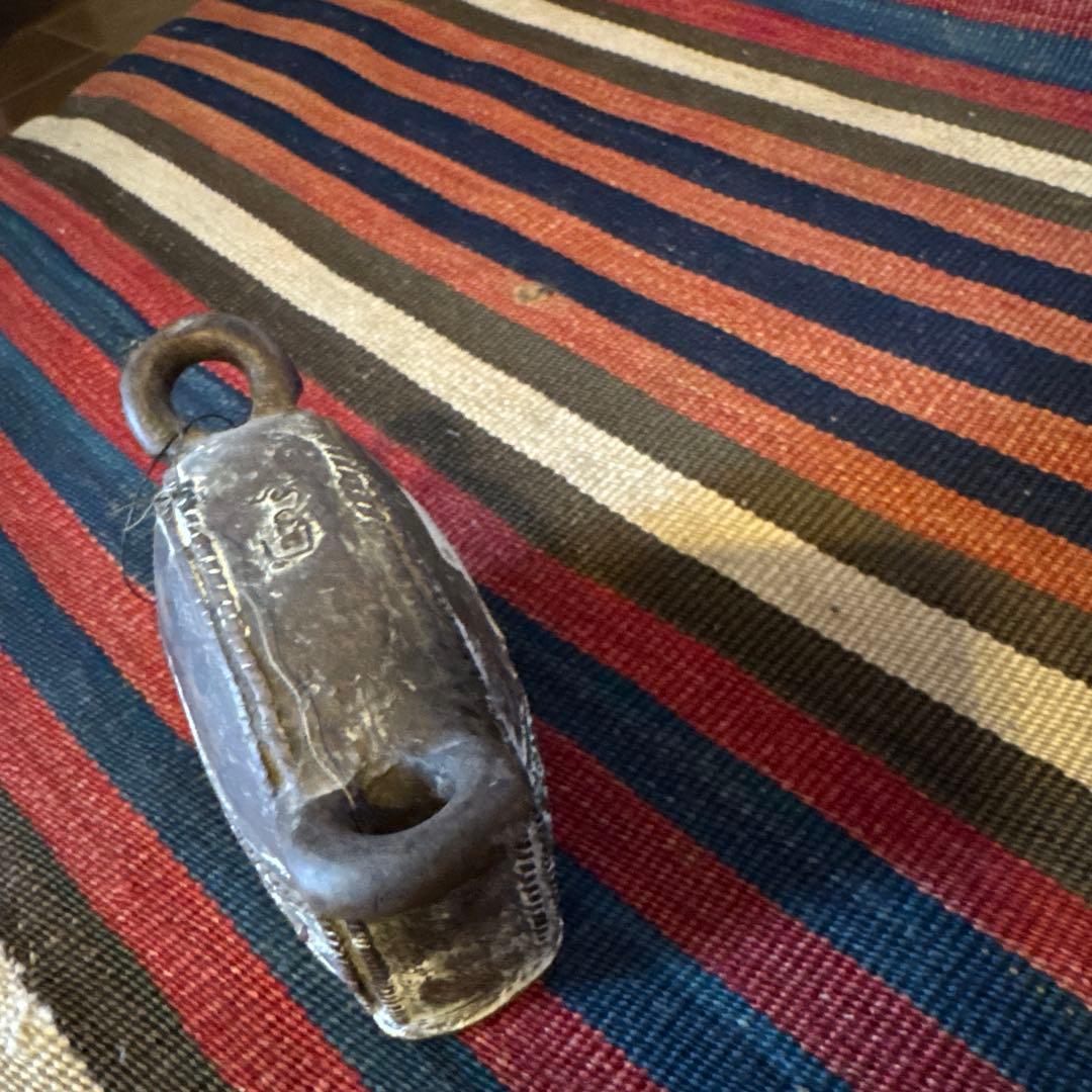 インド教具銅吊るし鐘Ｓ