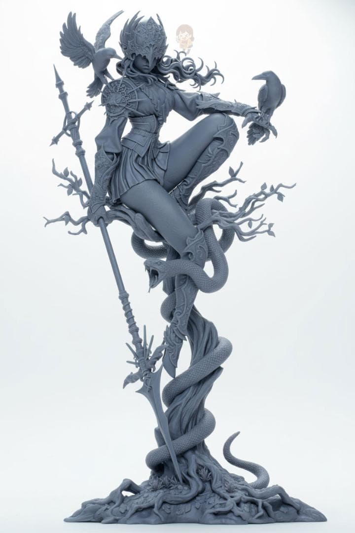 1/6 未塗装未組立 フィギュア ガレージキット オリジナル クロウクイーン —