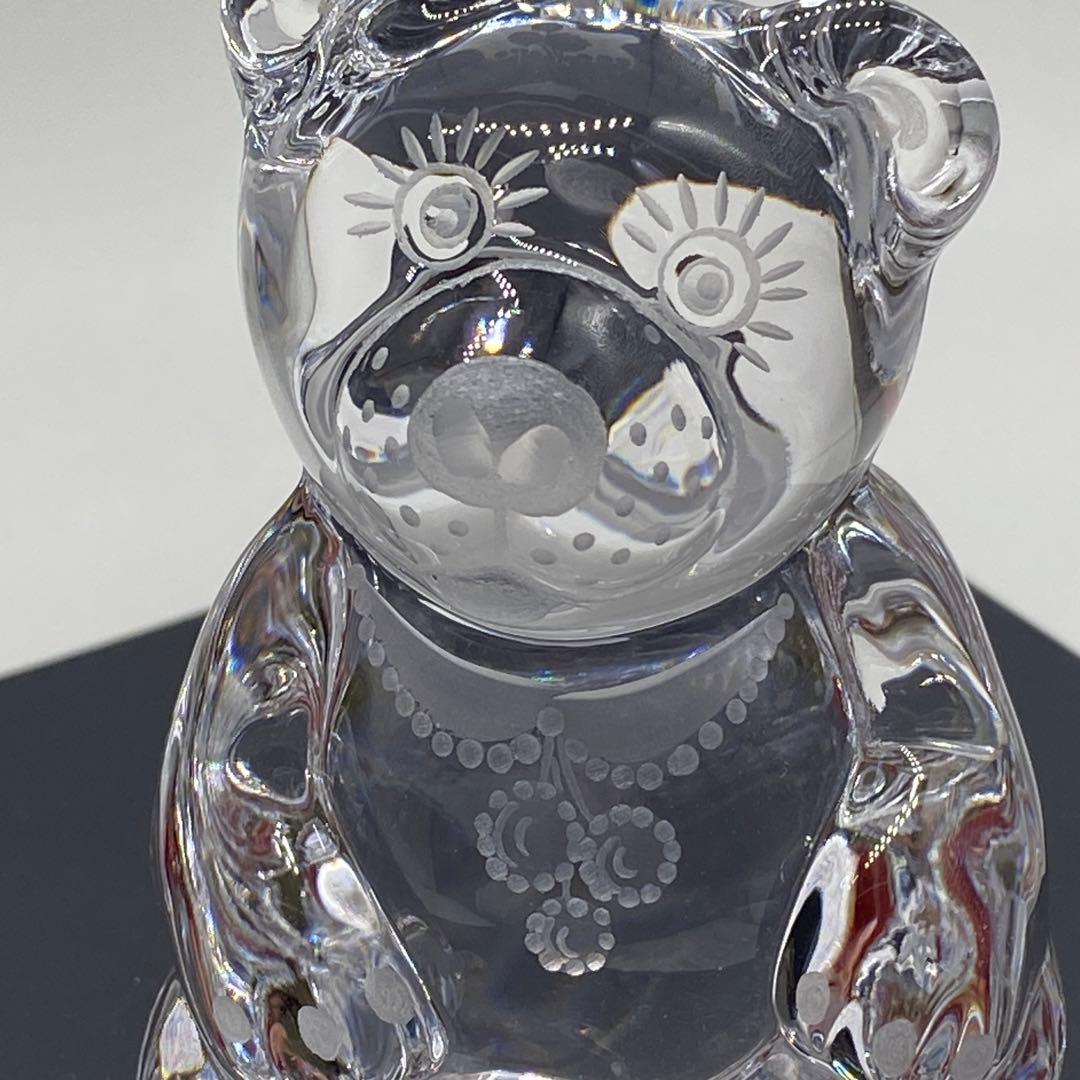 箱付き　MEISSEN マイセン　クリスタル　置物　クマ　ベアー　no.103