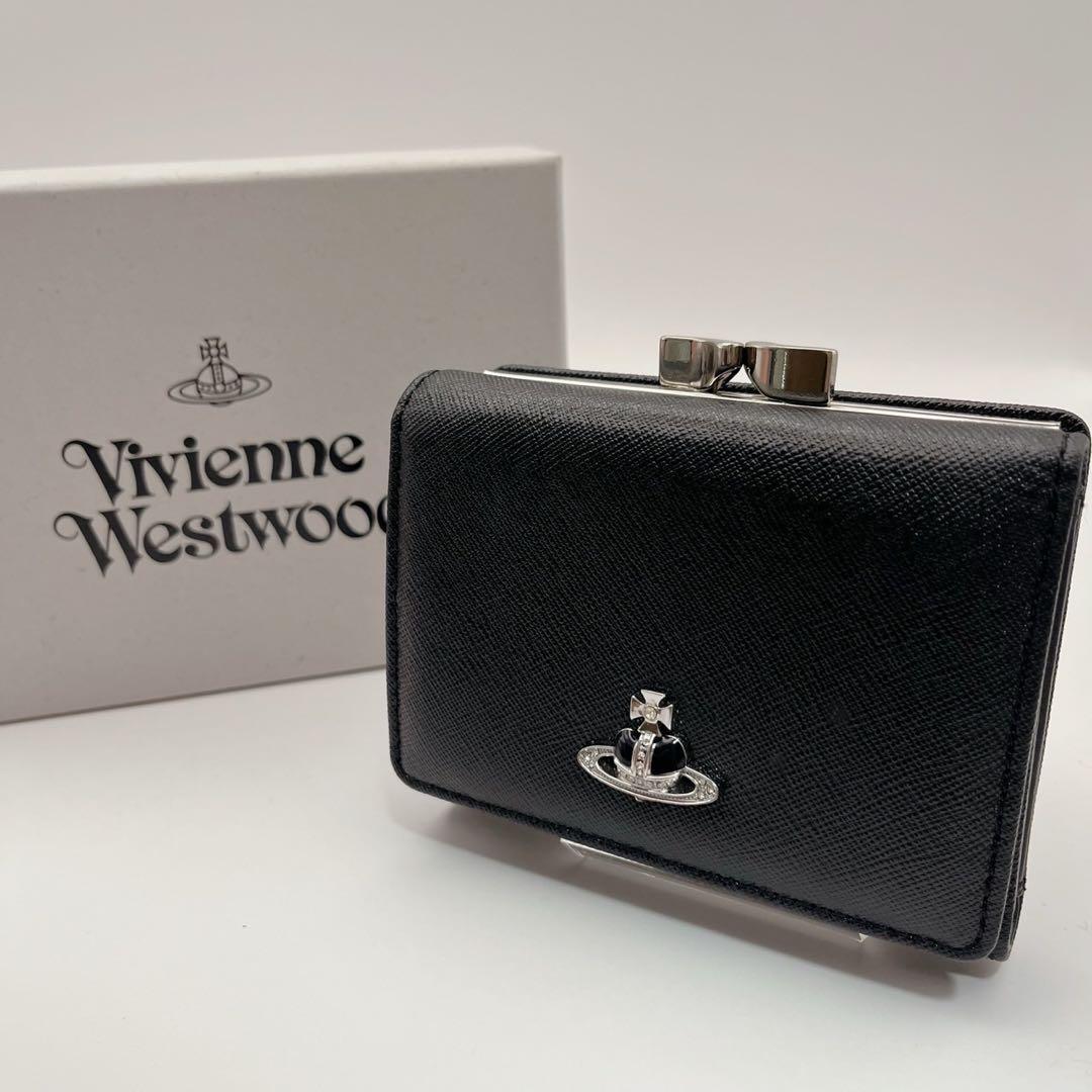 新品未使用✨ヴィヴィアンウエストウッド ディアマンテ オーブ 折り財布 箱付き
