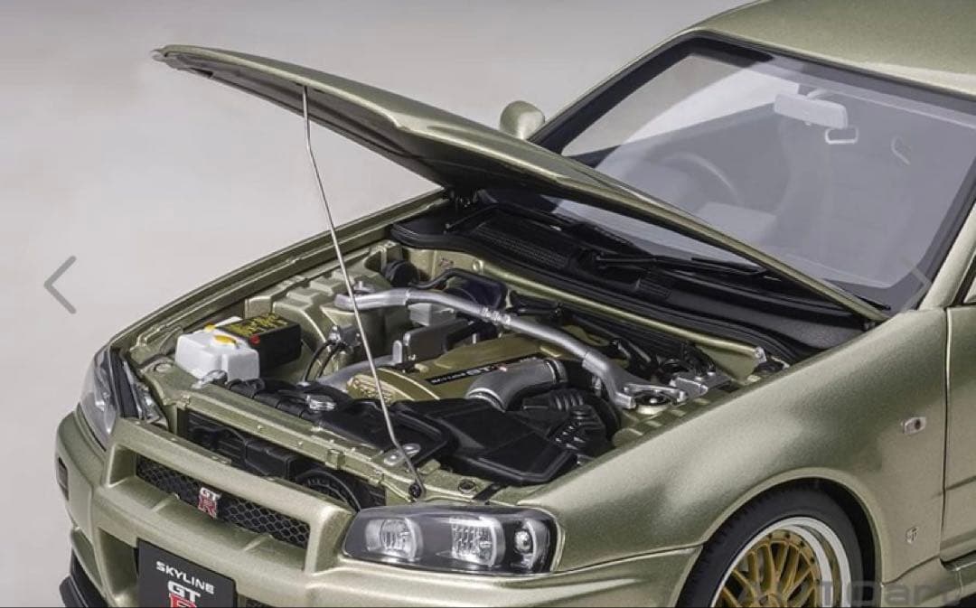 AUTOart 1/18 GT-R(R34) V-specⅡ NUR BBS ☆