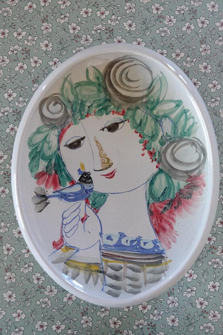 北欧ビンテージ ビョルン・ヴィンブラッド プレート 絵皿 クイストゴー