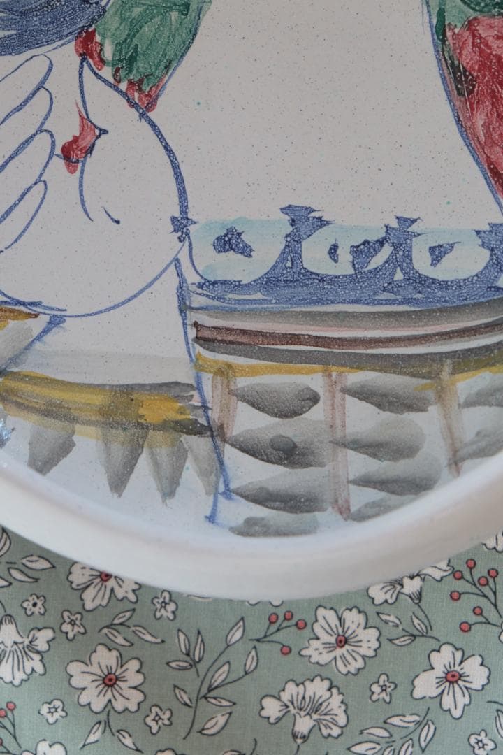 北欧ビンテージ ビョルン・ヴィンブラッド プレート 絵皿 クイストゴー