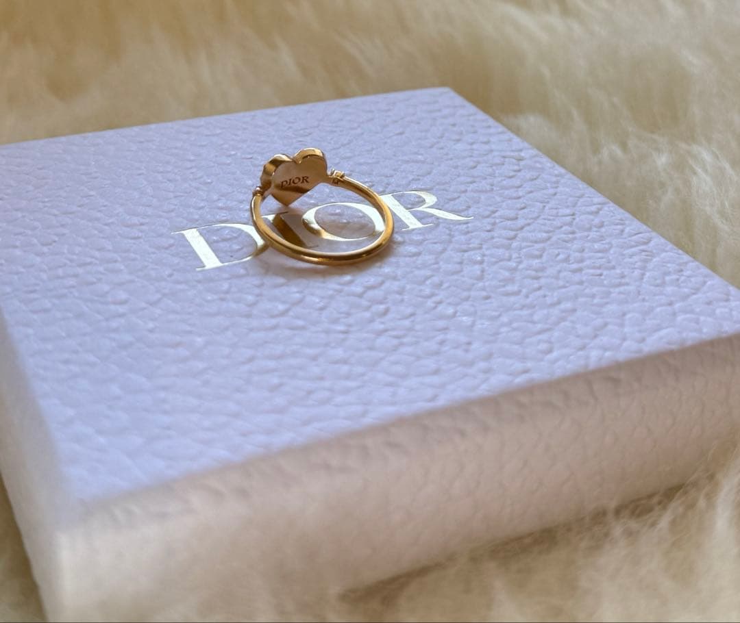 dior DIOR ディオール　リング　ハート 指輪　M