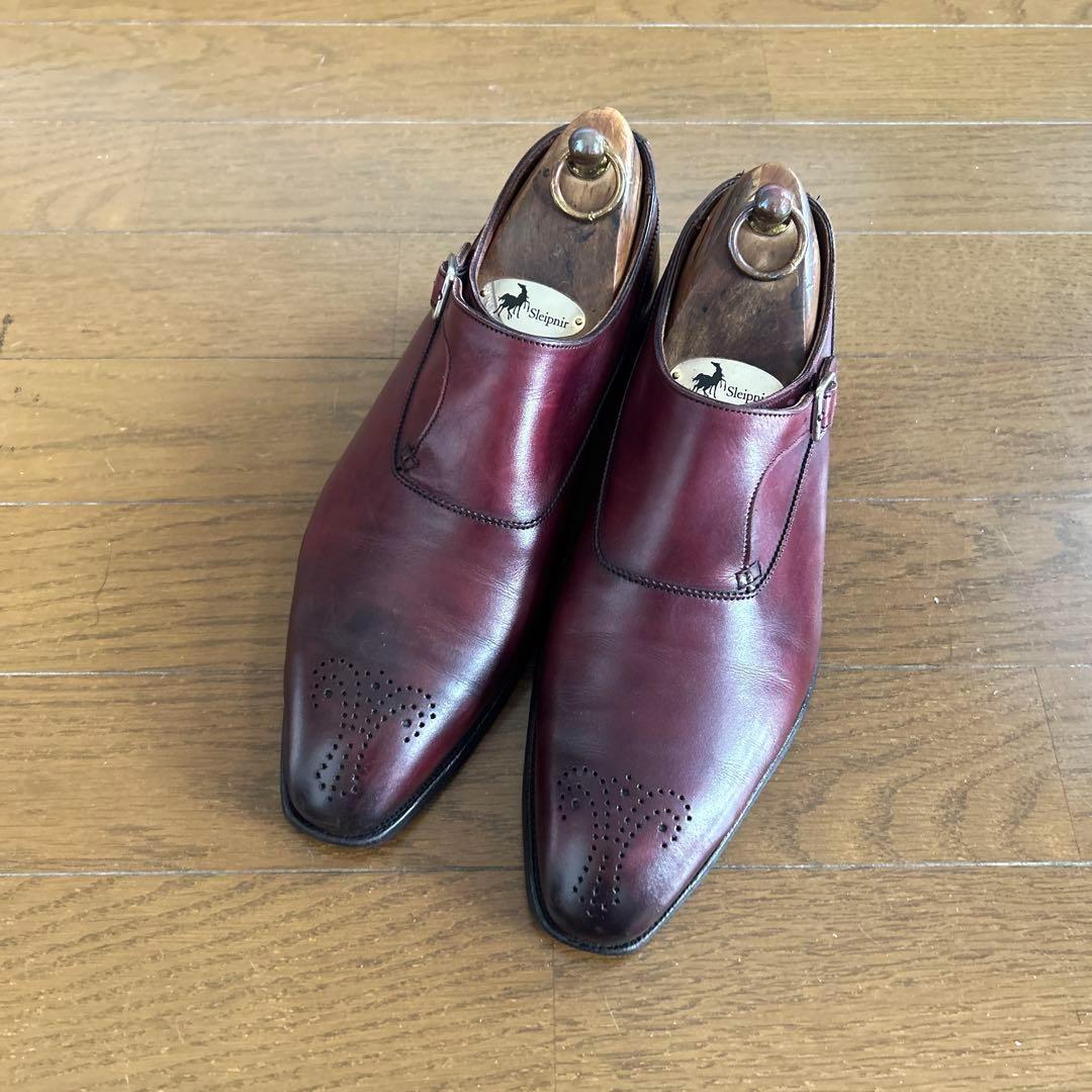 402.CROCKETT&JONES WINSTON シングルモンク 6.5E