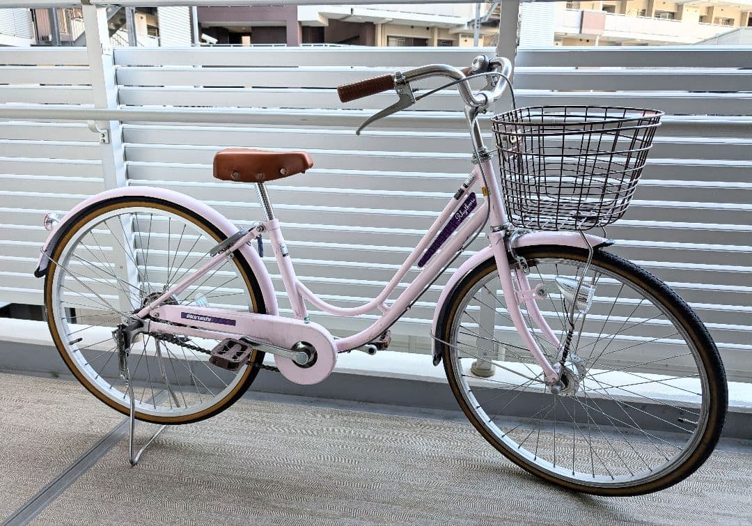 【引き取り限定】子供用自転車 ピンク 24インチ 東京都江東区