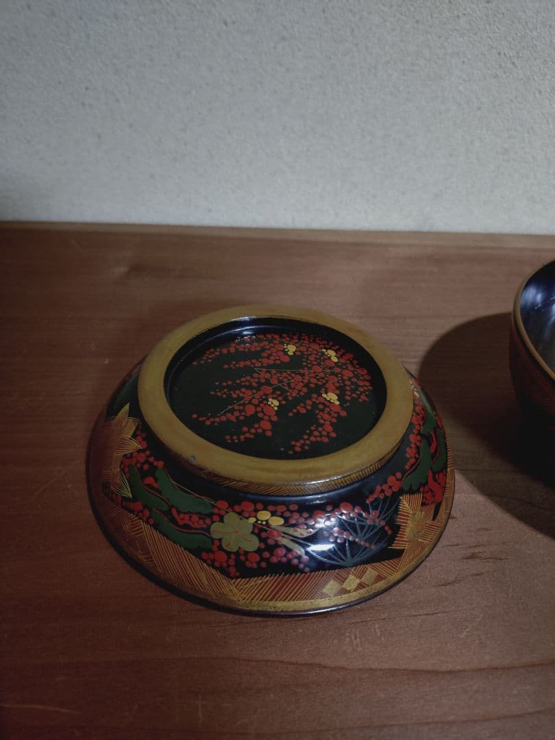 秀衡椀 南天紋 椀