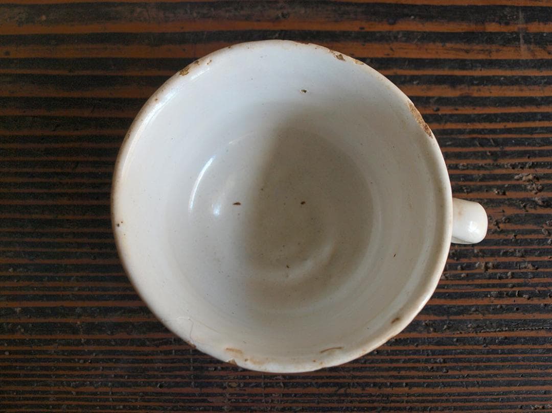 青ライン カップ マニセス 古陶 コーヒーカップ スペインデルフト/J643