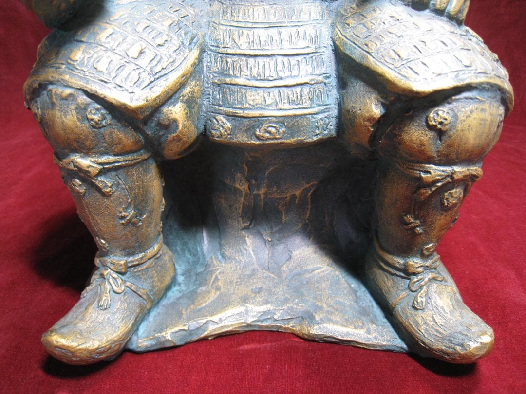 ブロンズ製【武田信玄】西山勇三 疾きこと風の如く 徐かなること林の如く