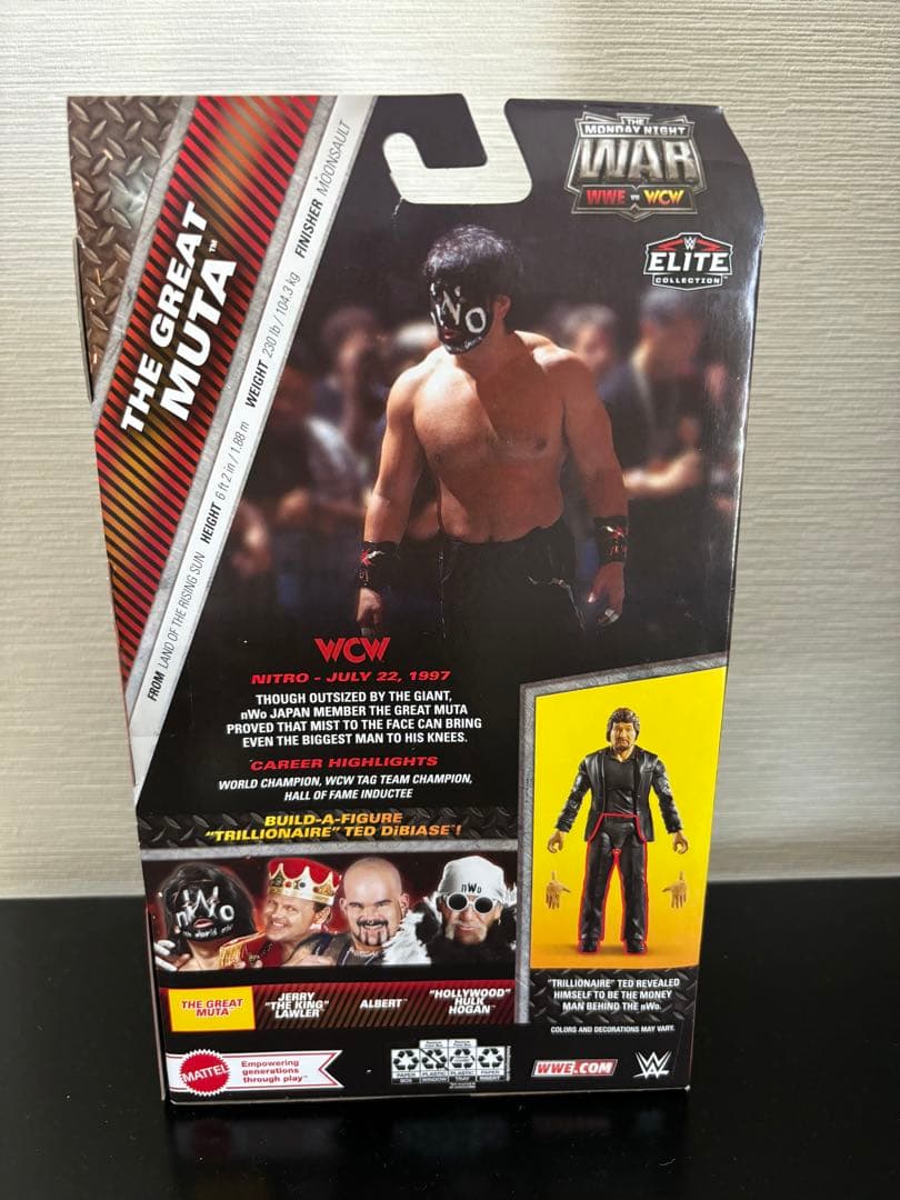 [専用] WWE Elite Great Muta グレート・ムタ NWO 新品
