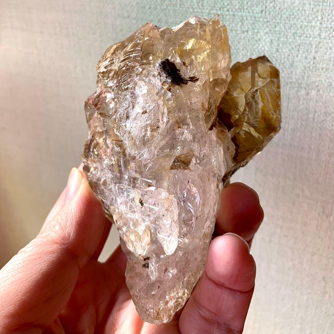 ダイヤモンド系骸骨水晶-15/スケルタルクォーツ/マルチクラスター