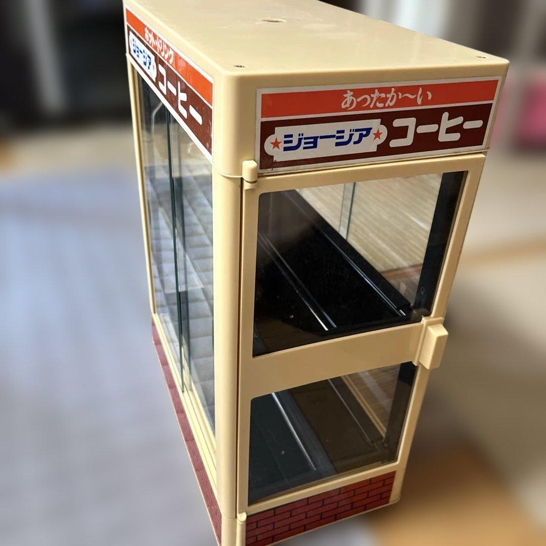 ジョージア　缶ウォーマー　未使用　コーヒー　昭和　レトロ　棚　飾り棚