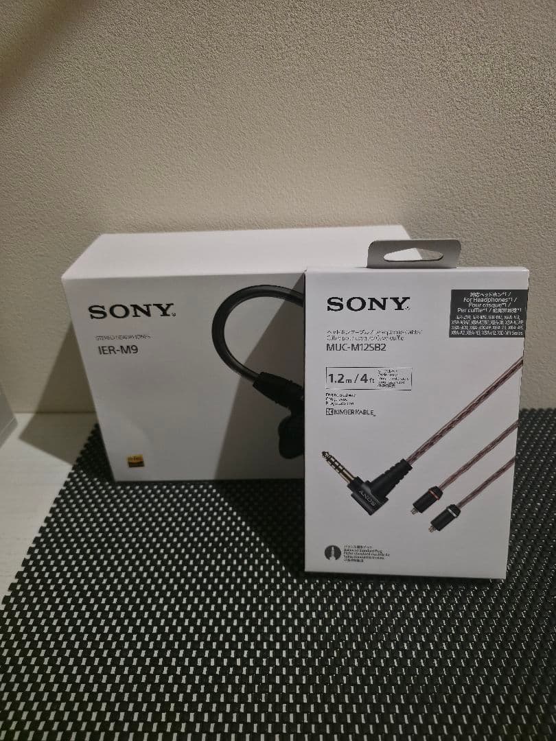 SONY IER-M9 リケーブル可能イヤホン