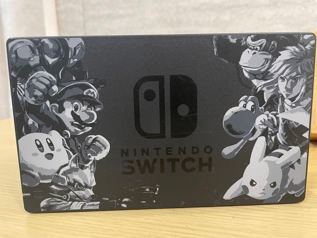 【充電不良】Nintendo Switch 本体 スマブラドック　付属品付