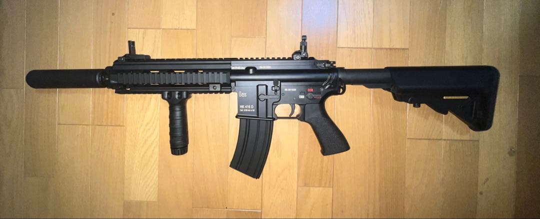【美品】東京マルイ HK416D DEVGRUカスタム バッテリー付き