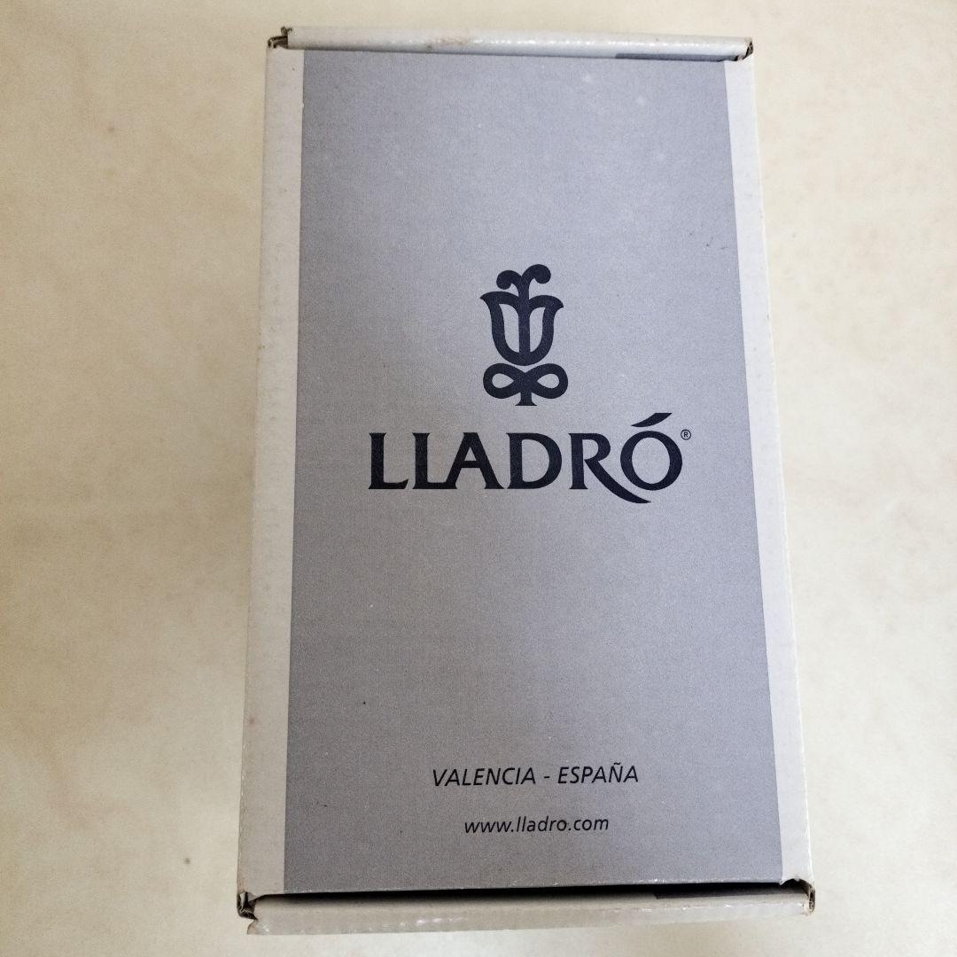 L LADRO リアドロ 子供とパンダの陶器フィギュア 約15cm