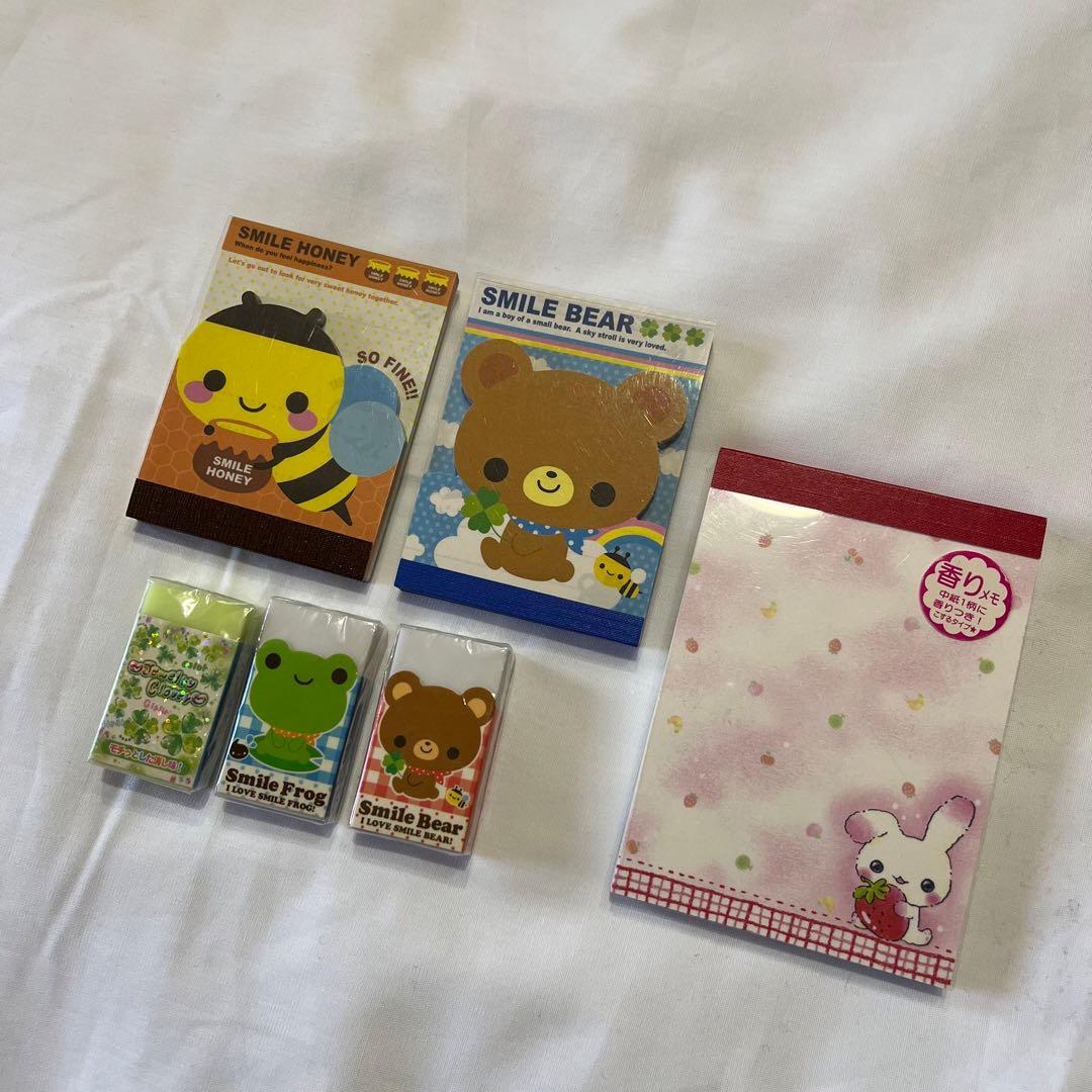 クーリア　平成レトロ　メモ帳　消しゴム　CottonUsachan ミニメモ