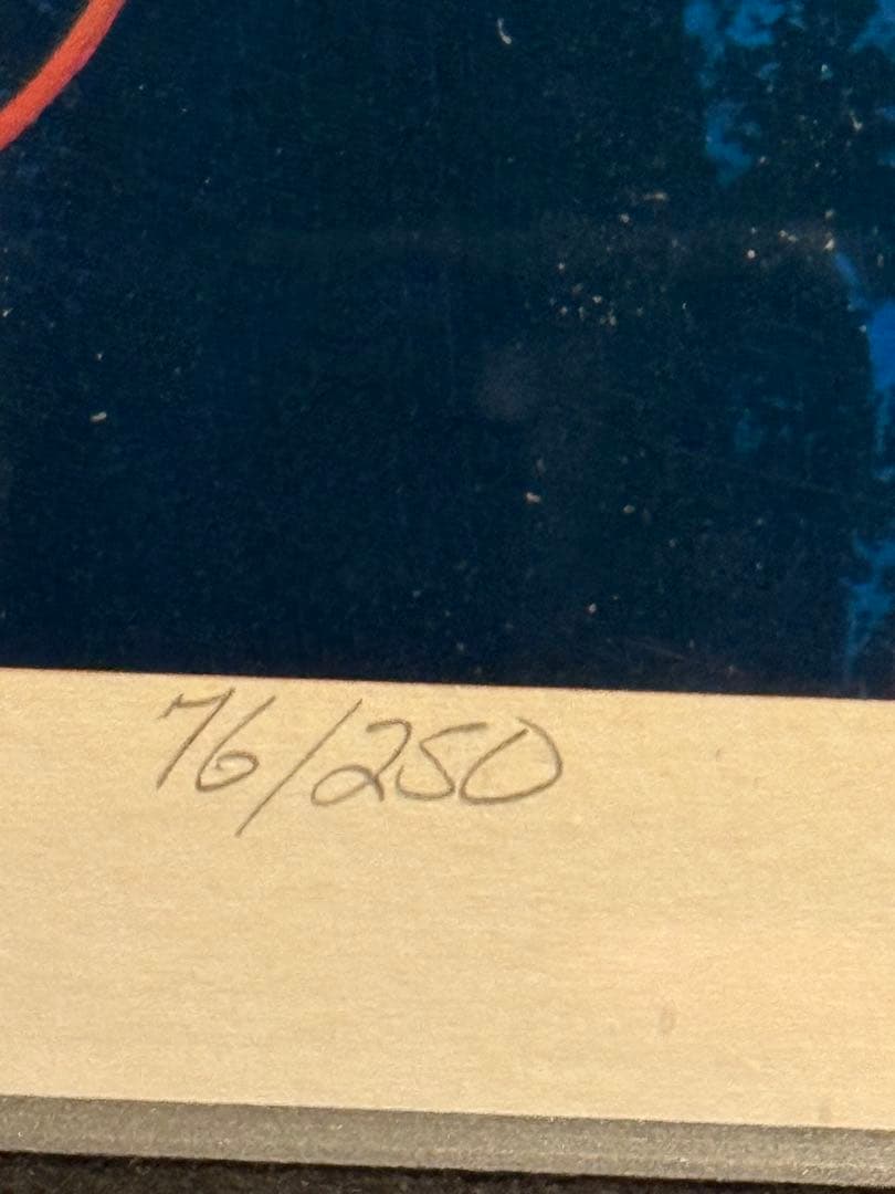 クリスチャン・ラッセンlithograph250限定証明書