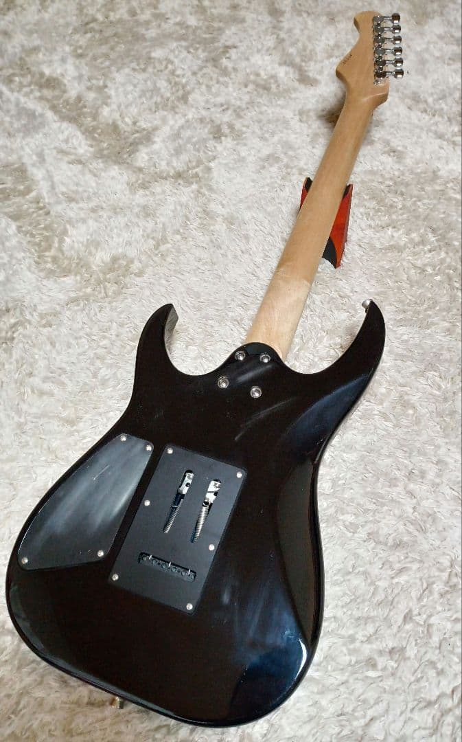 Bacchus GRACE-ATS バッカス エレキギター トレモロアーム 黒