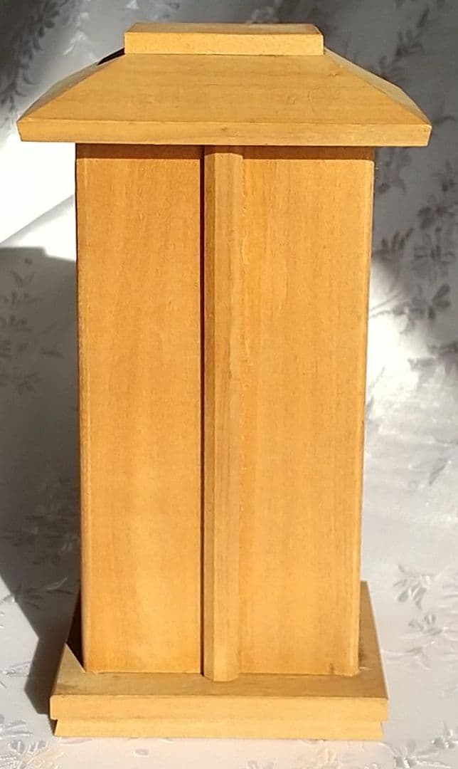 弘法大師坐像【極小】#395 厨子入り 空海 お大師さま ◆白檀 木彫 仏像