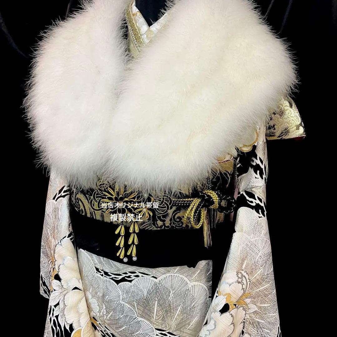 振袖フルセット■オーダー仕立て付き■新作■黒地■振袖一式■成人式