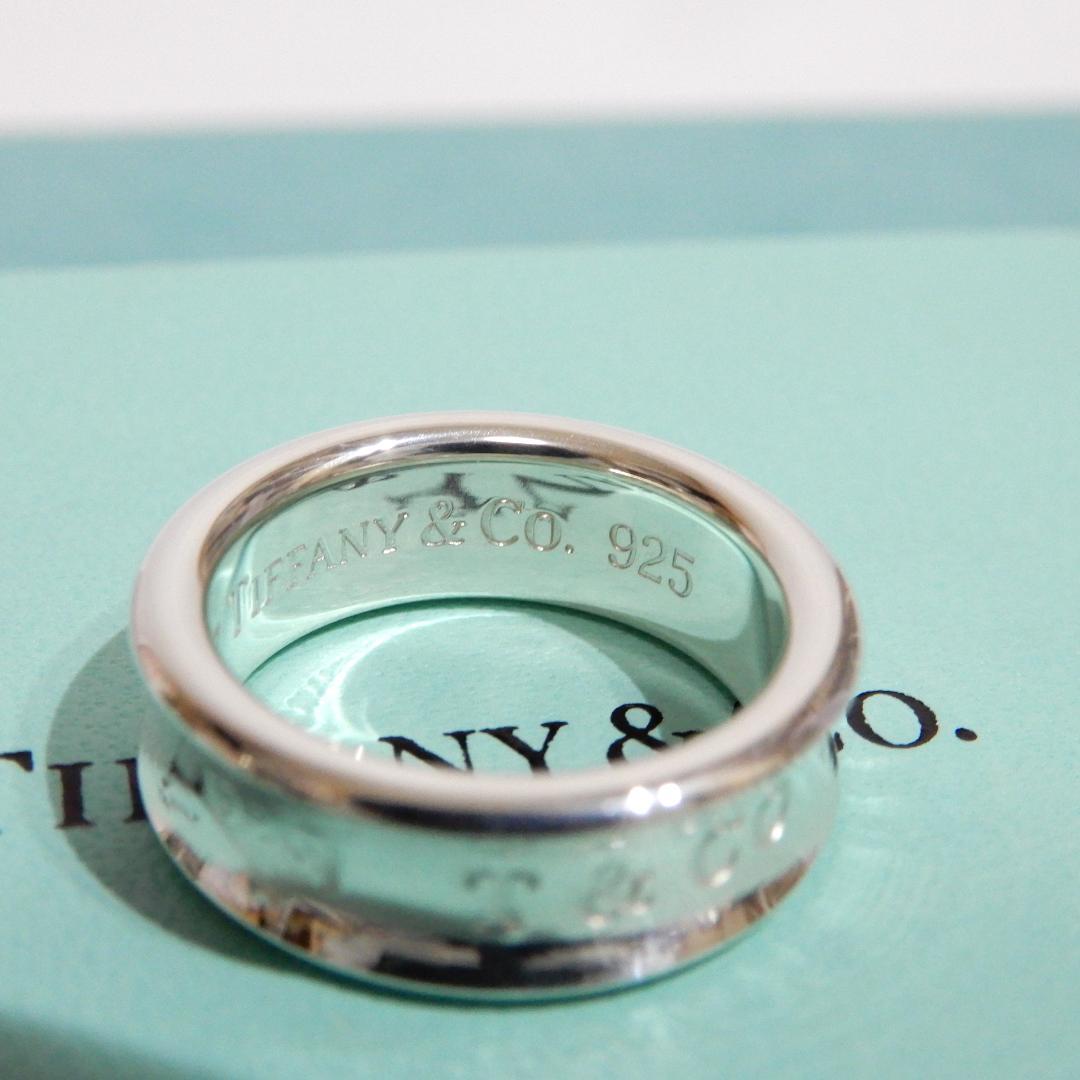 TIFFANY ティファニー　ナロー リング　12号　1837　シルバー　A11