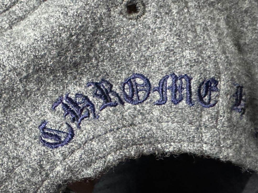 【Rinkan 鑑定済】クロムハーツ ウール キャップ クロスパッチ セメタリー