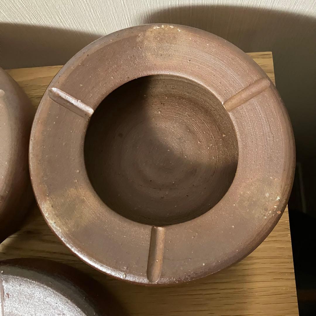 備前焼　灰皿　5点セット