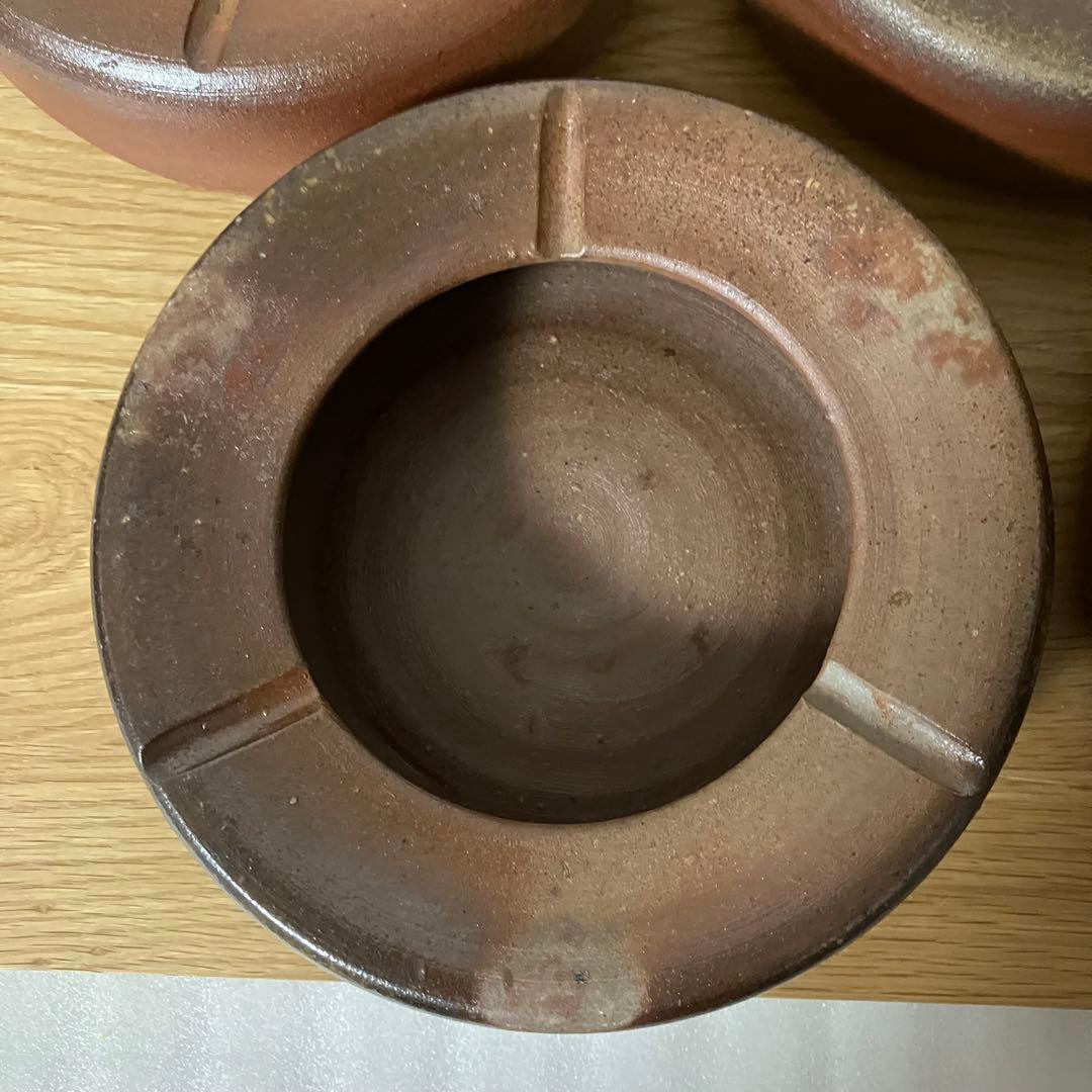 備前焼　灰皿　5点セット