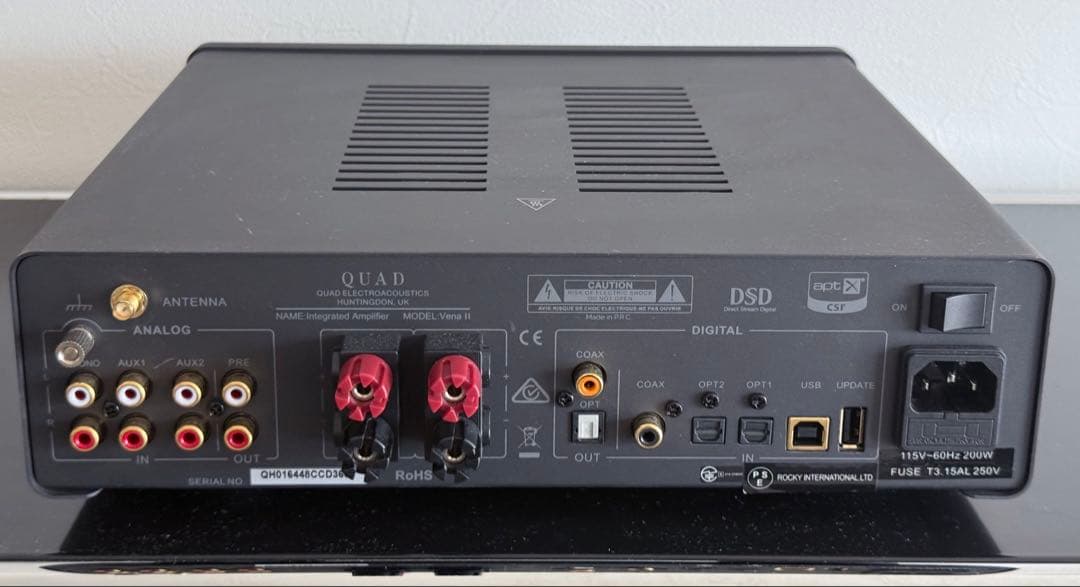 Quad Vena II アンプ/グレー美品