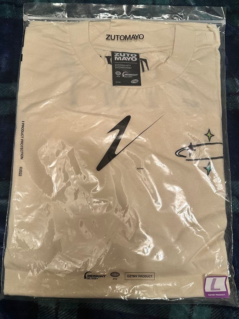 ずとまよLong Tee(Ivory) L 正義ロンT テクノプア おまけ付