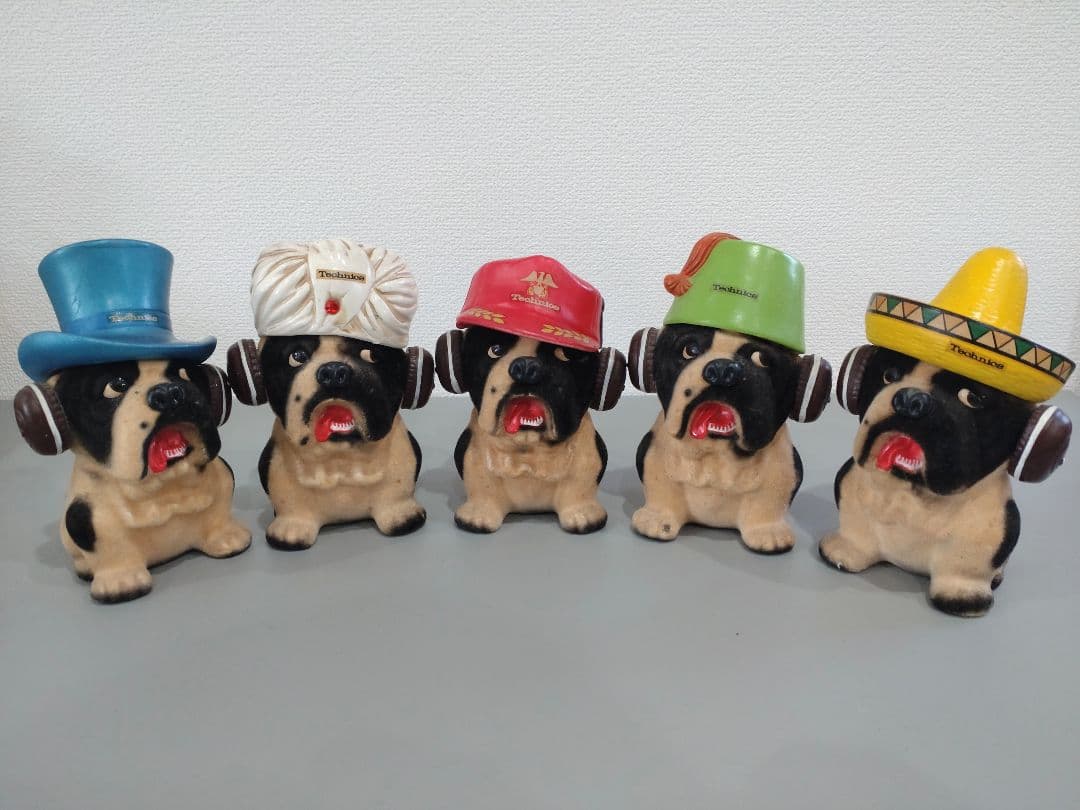Technics テクニクス ブルドッグ 非売品 5体セット ノベルティ