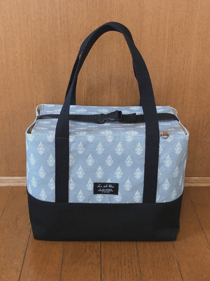 完成品　ダマスク柄　遮光 通院用旅行用災害避難用 鳥かごキャリーバッグ