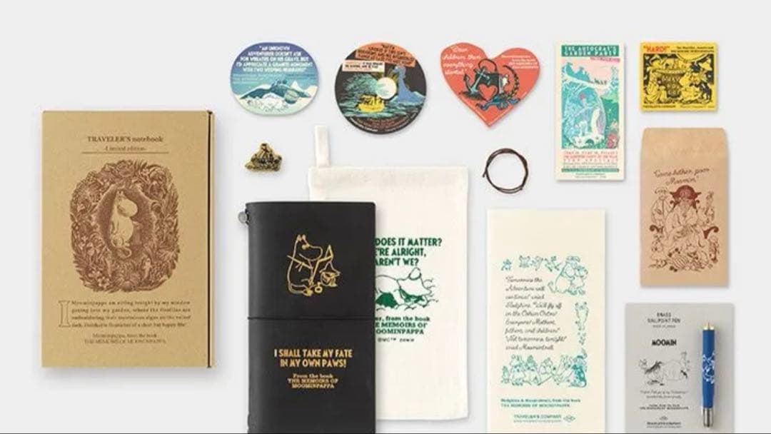 トラベラーズノート　レギュラー　ムーミン　パパの思い出