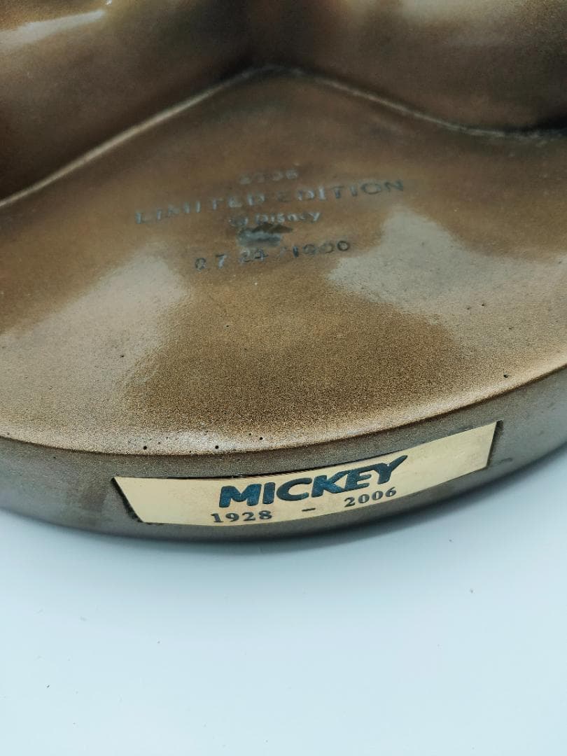 ミッキーマウス アニバーサリー 特大 ブロンズ像 2006 1000体限定 ②