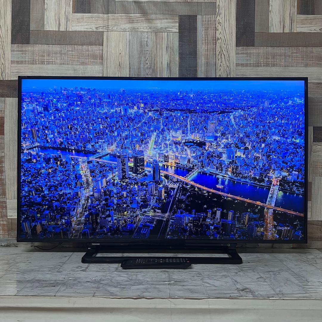 即日受渡❣️全国送料込東芝50型液晶テレビ外付けHDD録画対応　HDMI×2端子
