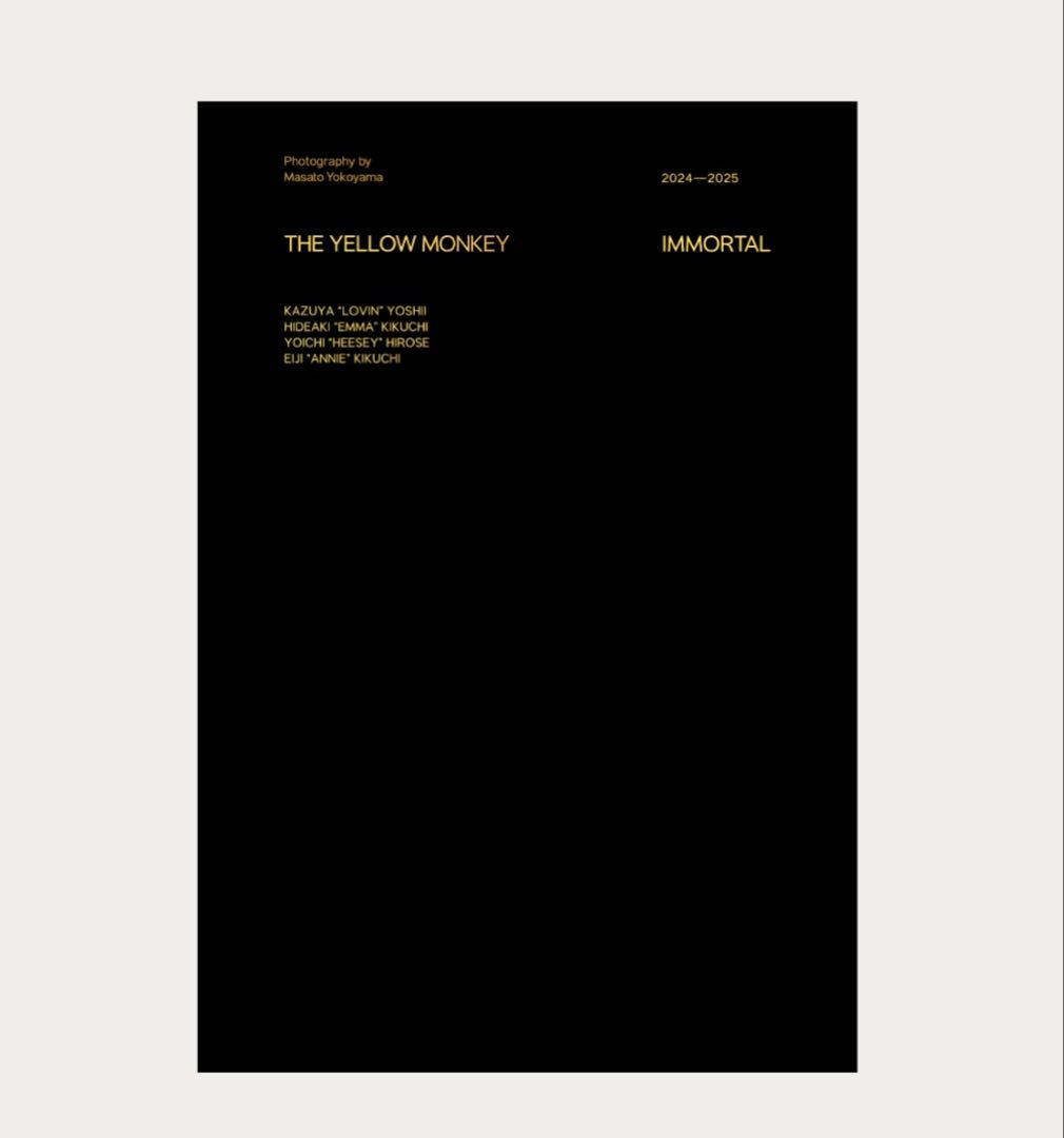 THE YELLOW MONKEY IMMORTAL 写真集