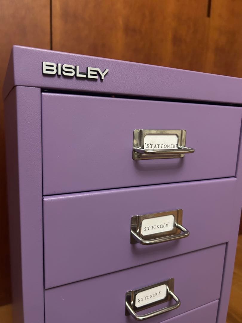 ★完売品★BISLEY ビスレー 引き出し 6段 キャビネット ラベンダー